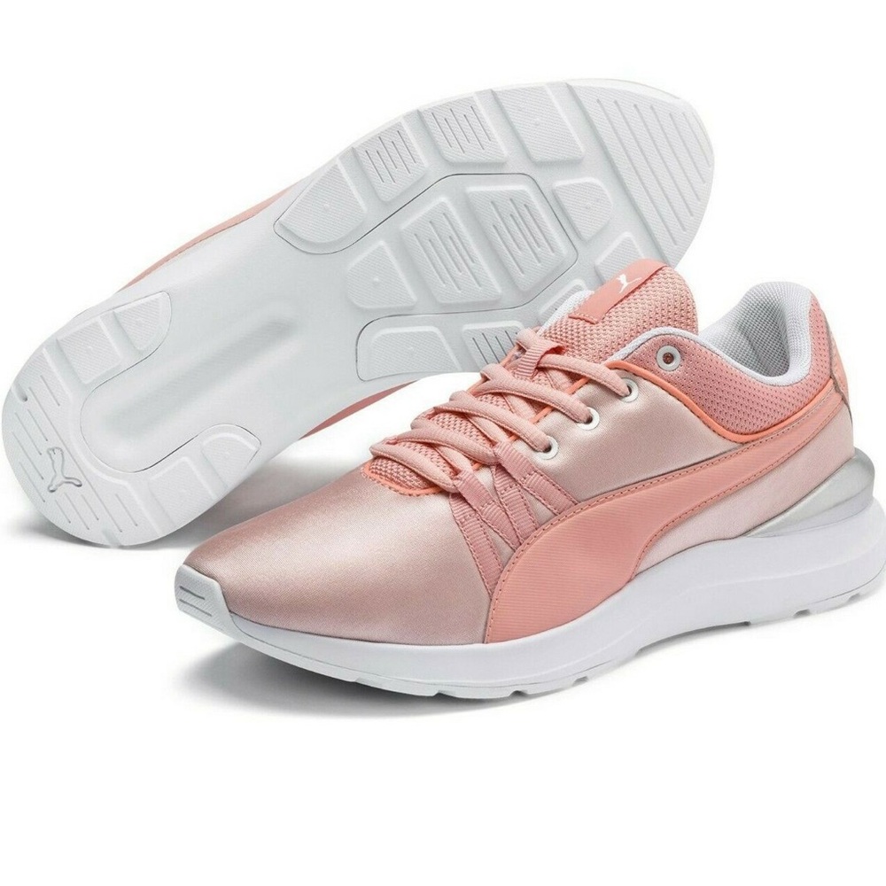 Puma Peach Athletic Shoes with Sleek Design